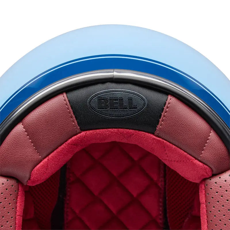 Bell Custom 500 Crate ECE 22.06 Ice Blue FREE UK Delivery, FREE 365 Day Returns | Moto Central