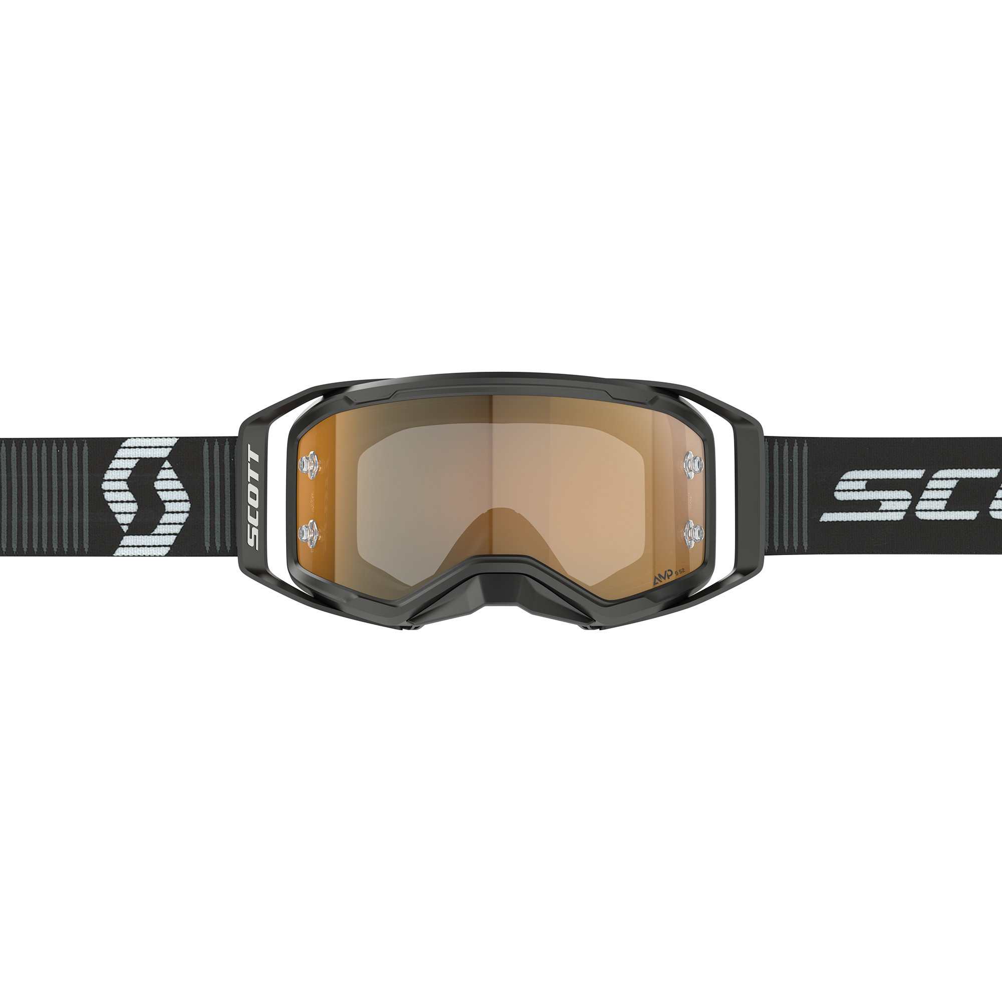 Scott Prospect 2.0 AMP Chrome MX Goggles Black / White - FREE UK Shipping, FREE 365 Day Returns | Moto Central