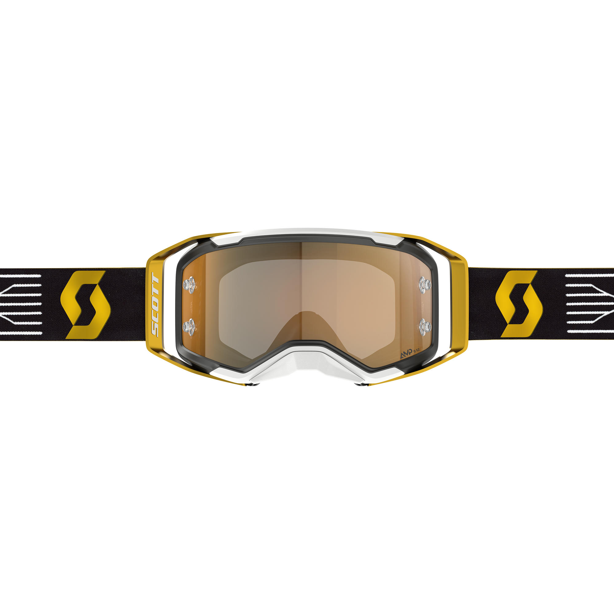 Scott Prospect 2.0 AMP Chrome MX Goggles Black / Gold - FREE UK Shipping, FREE 365 Day Returns | Moto Central