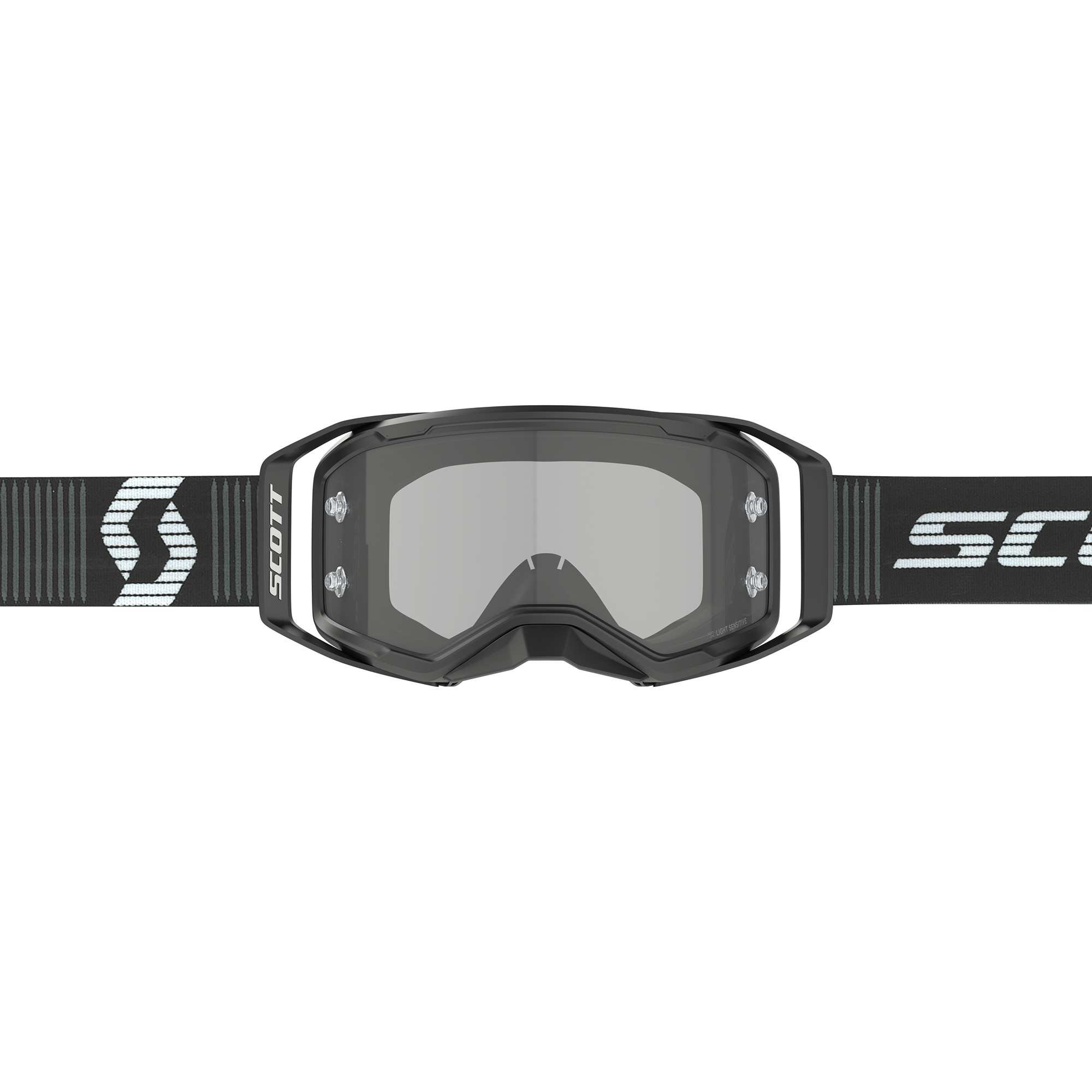 Scott Prospect 2.0 LS MX Goggles Light Grey / Black / White - FREE UK Shipping, FREE 365 Day Returns | Moto Central