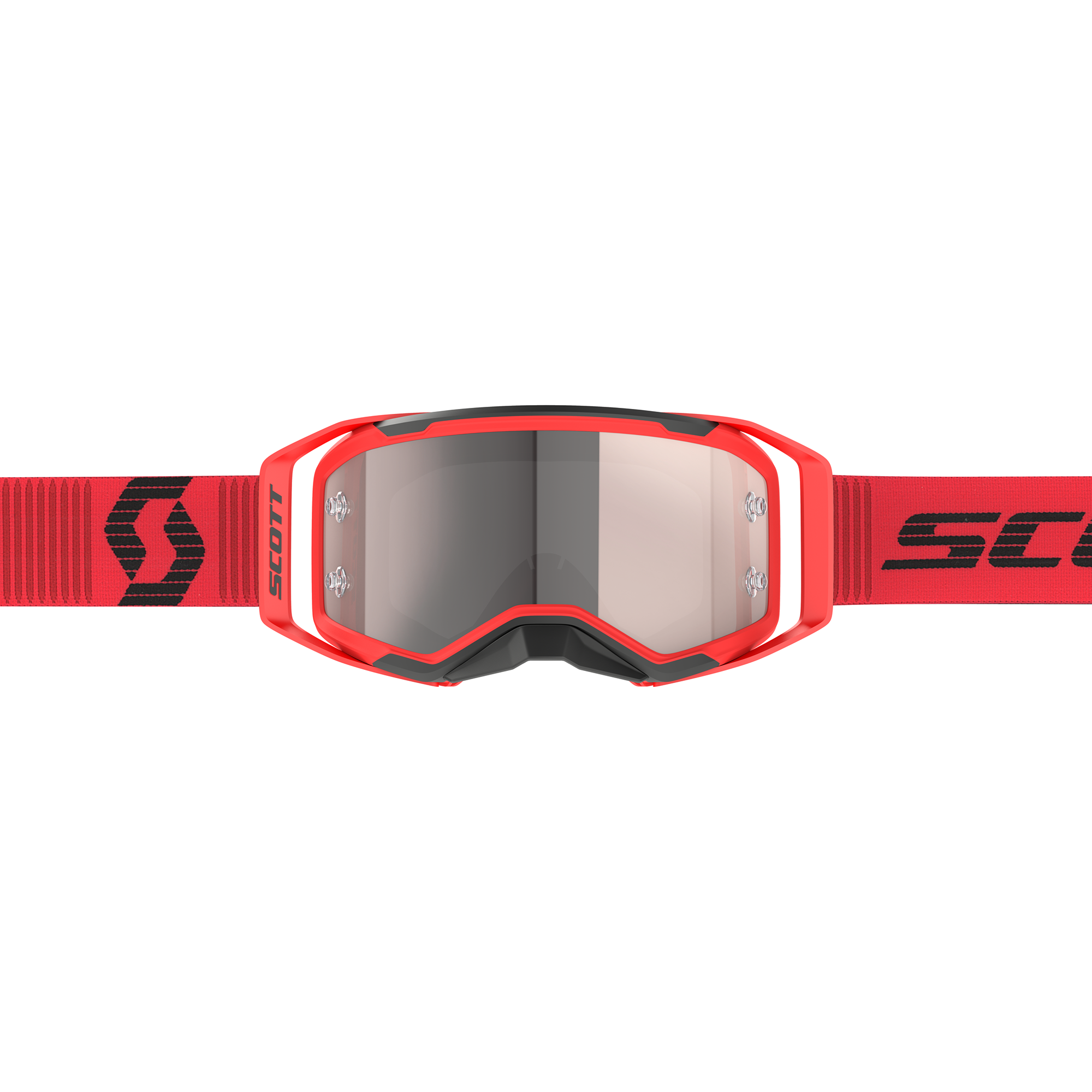 Scott Prospect 2.0 Chrome MX Goggles Red / Black - FREE UK Shipping, FREE 365 Day Returns | Moto Central