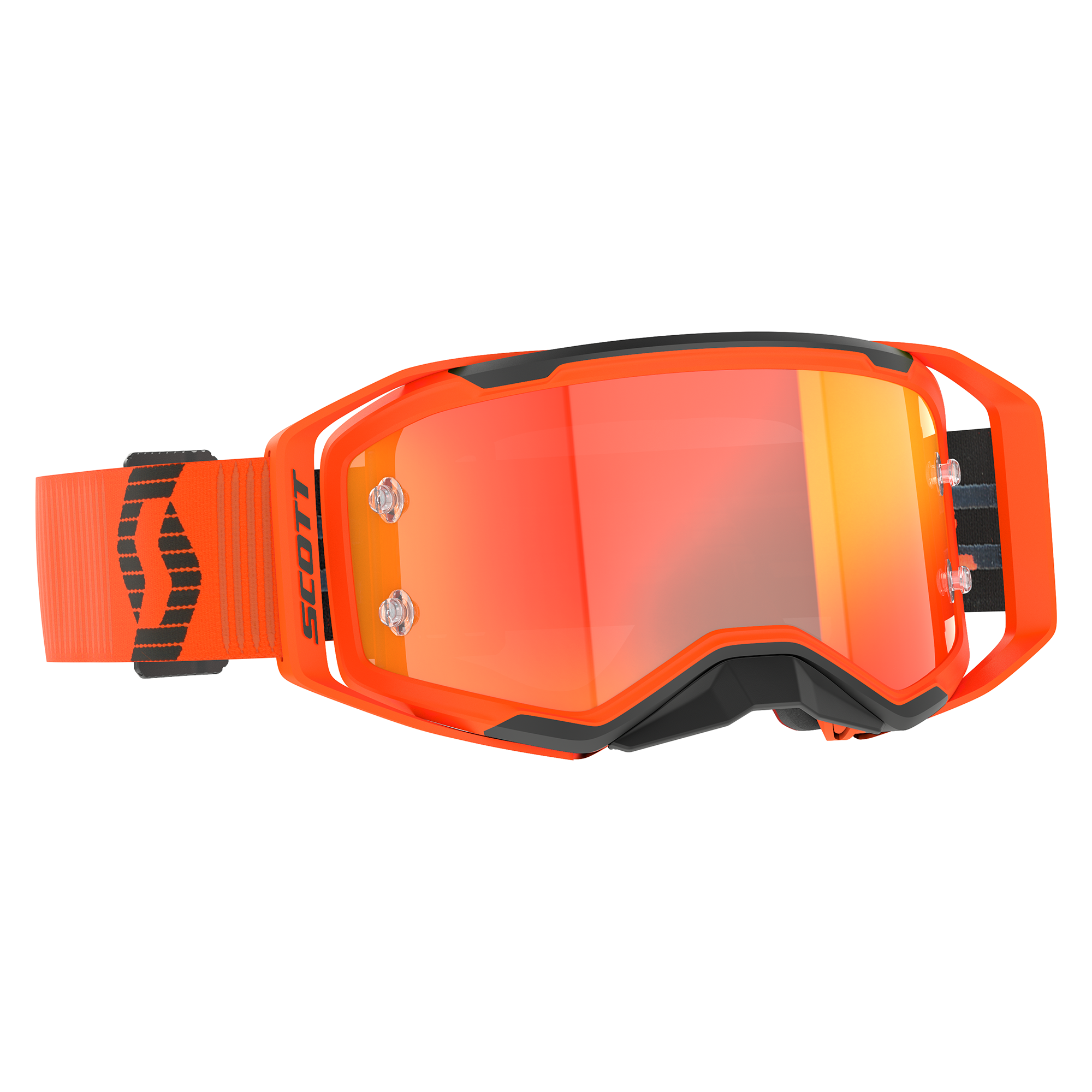 Scott Prospect 2.0 Chrome MX Goggles Orange / Black - FREE UK Shipping, FREE 365 Day Returns | Moto Central