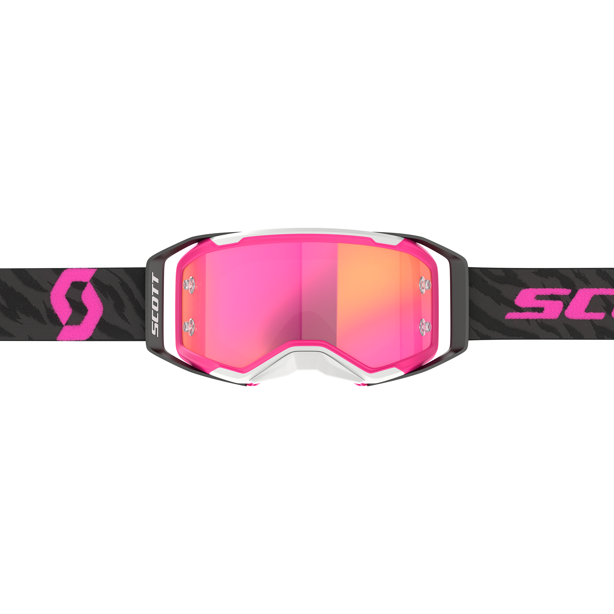 Scott Prospect 2.0 Chrome MX Goggles Zebra Pink / Black - FREE UK Shipping, FREE 365 Day Returns | Moto Central