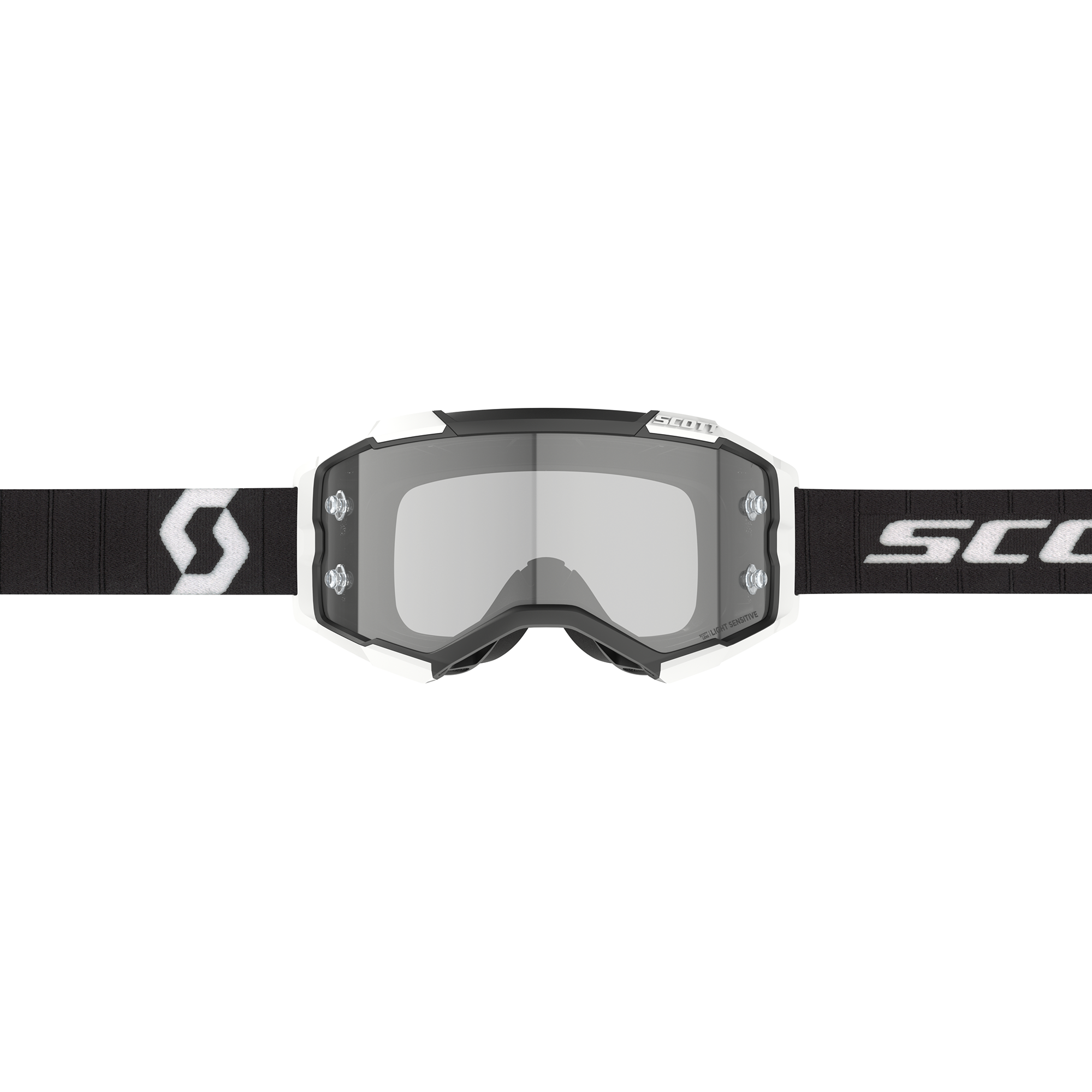Scott Fury LS MX Goggles Black / White - FREE UK Shipping, FREE 365 Day Returns | Moto Central