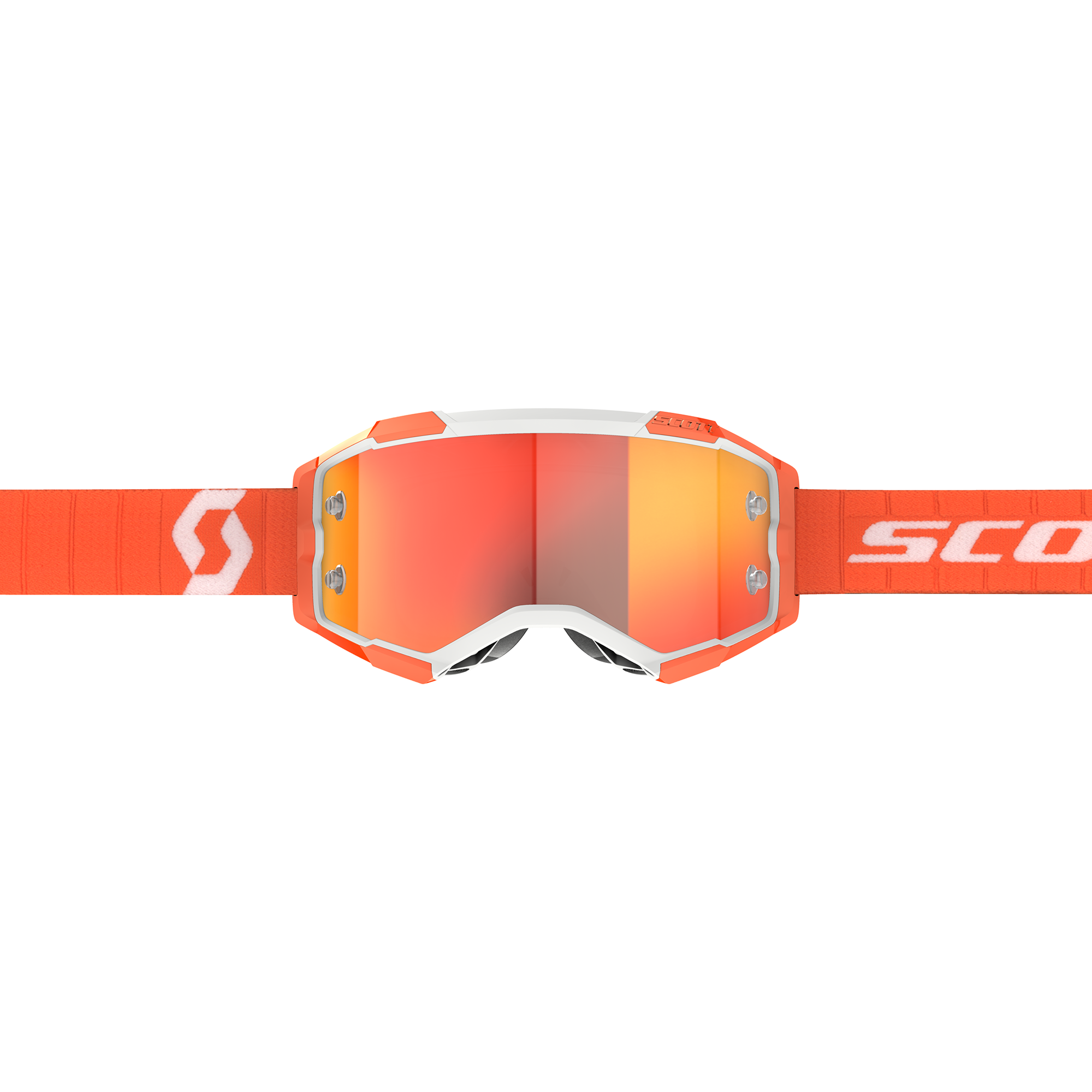 Scott Fury Chrome MX Goggles Orange - FREE UK Shipping, FREE 365 Day Returns | Moto Central