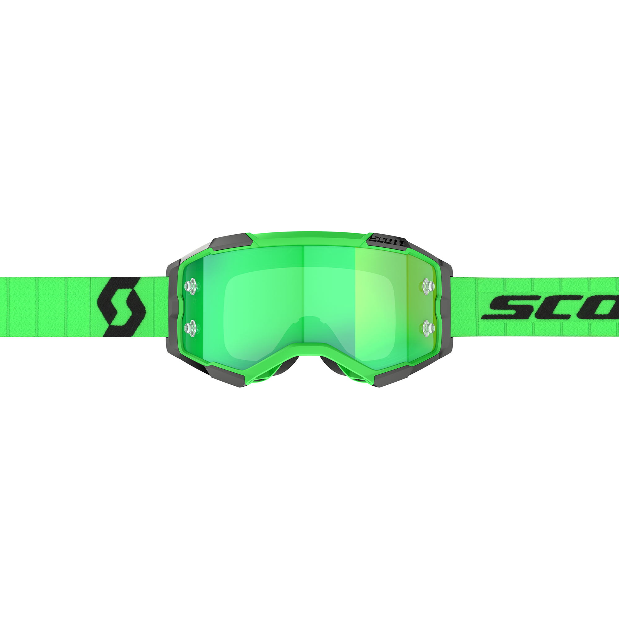 Scott Fury Chrome MX Goggles Green - FREE UK Shipping, FREE 365 Day Returns | Moto Central