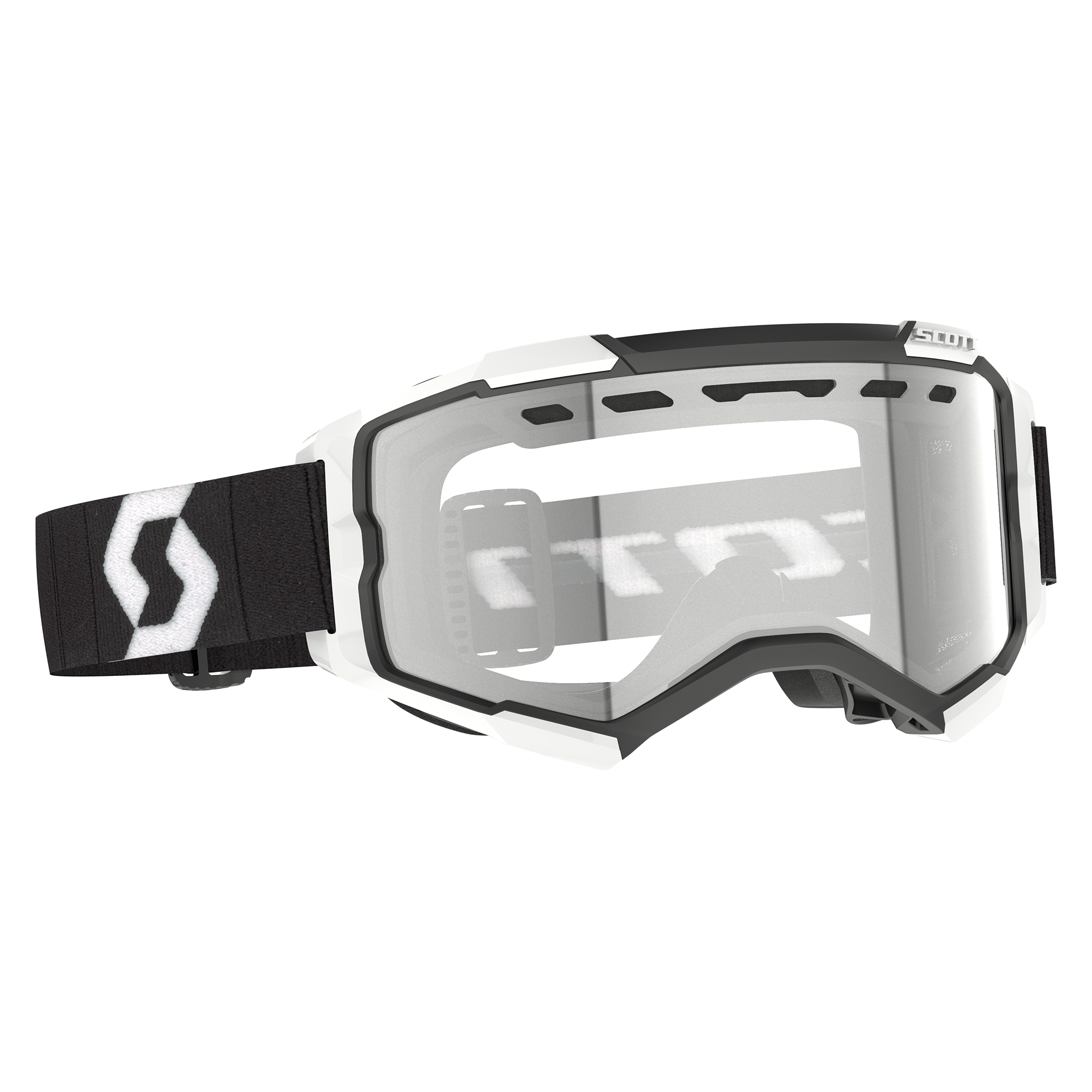 Scott Fury Enduro MX Goggles Black / White - FREE UK Shipping, FREE 365 Day Returns | Moto Central
