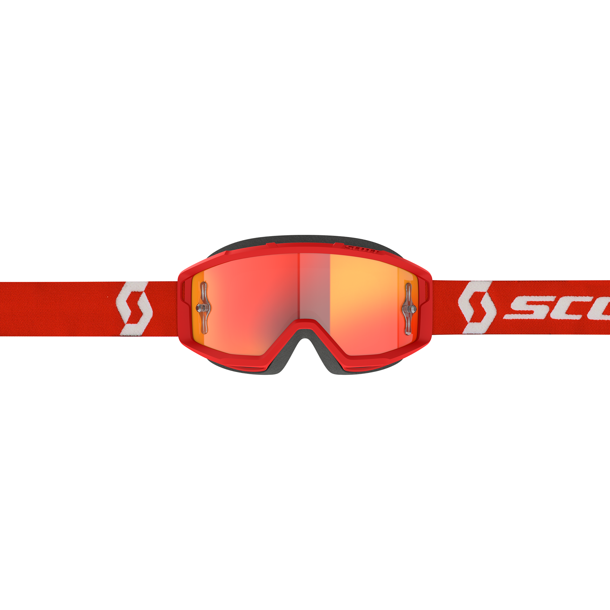 Scott Primal Chrome MX Goggles Red / White - FREE UK Shipping, FREE 365 Day Returns | Moto Central