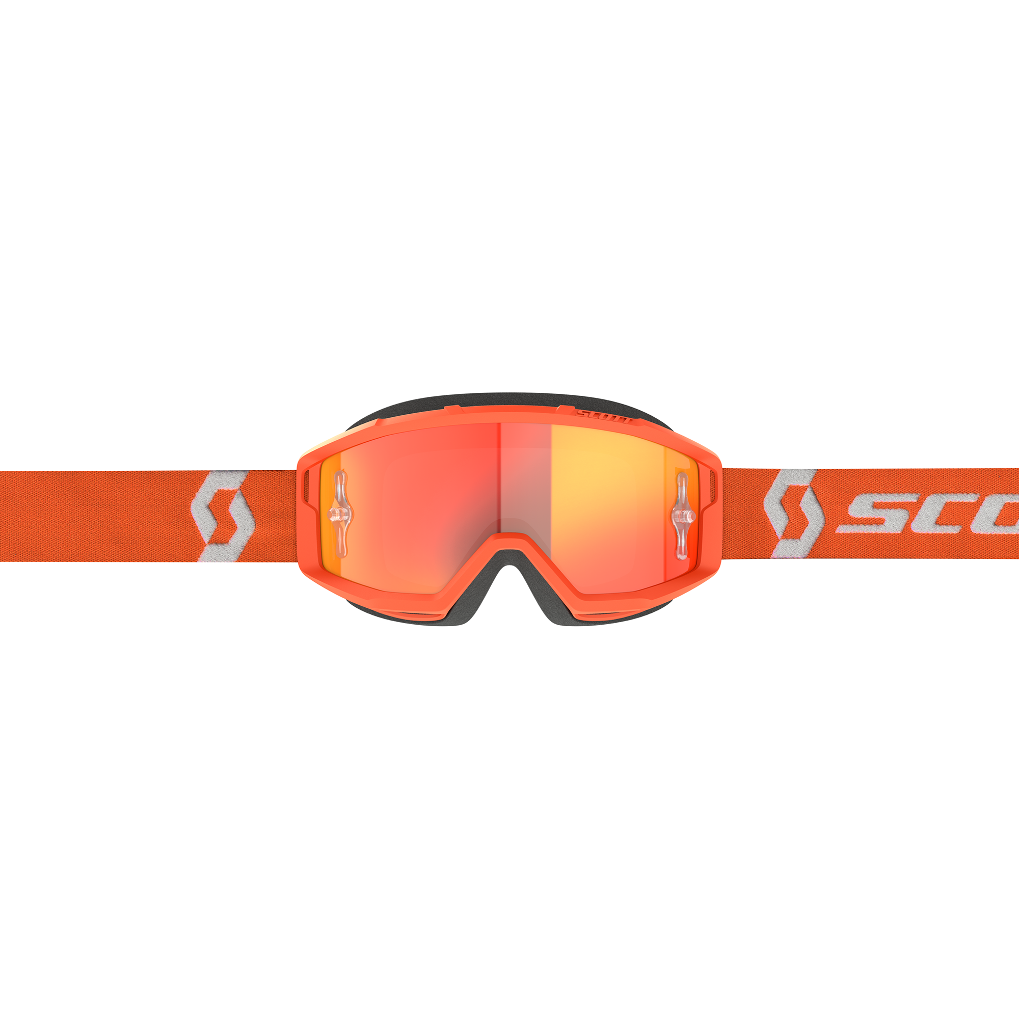Scott Primal Chrome MX Goggles Orange / White - FREE UK Shipping, FREE 365 Day Returns | Moto Central