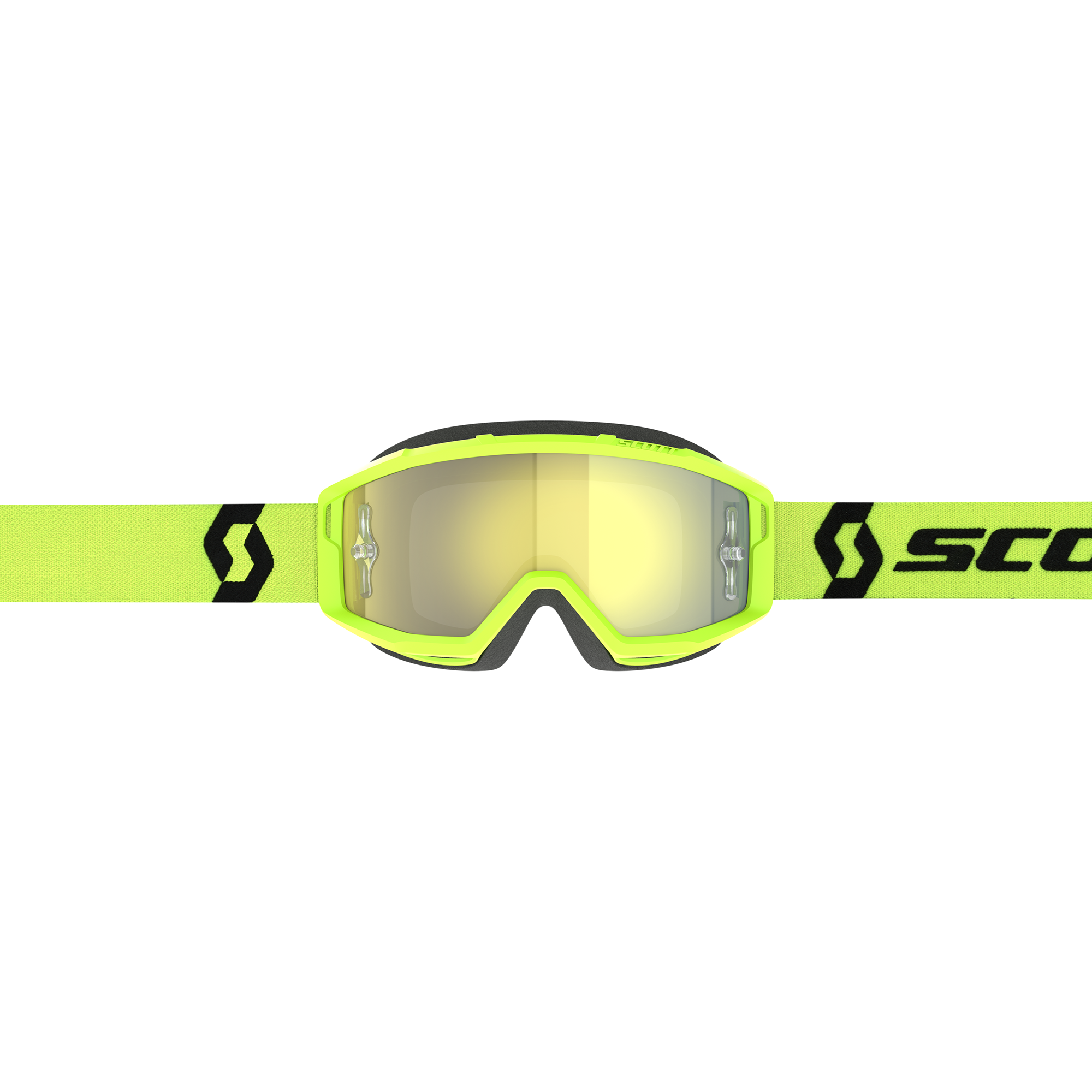 Scott Primal Chrome MX Goggles Yellow / Black - FREE UK Shipping, FREE 365 Day Returns | Moto Central