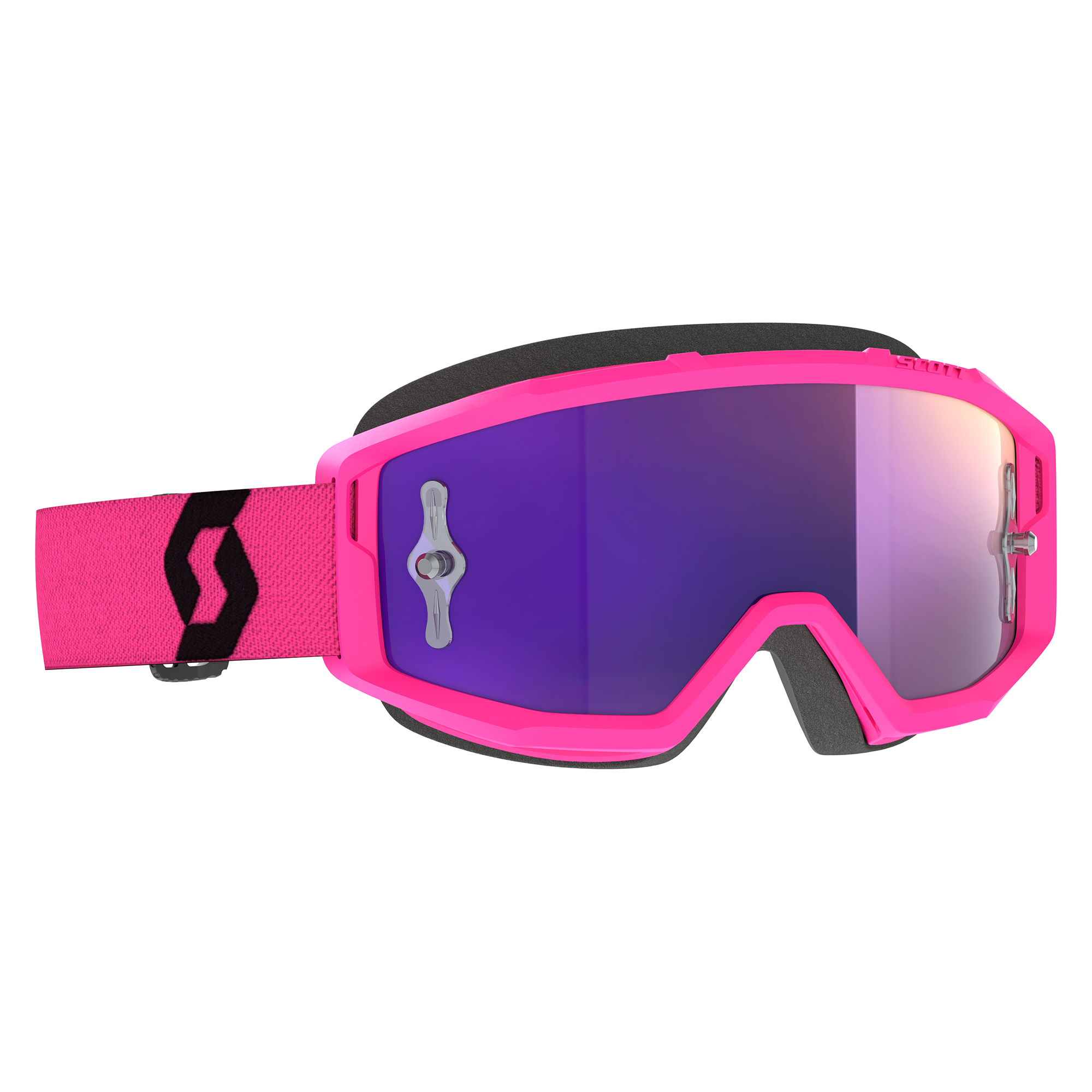 Scott Primal Chrome MX Goggles Pink / Black - FREE UK Shipping, FREE 365 Day Returns | Moto Central