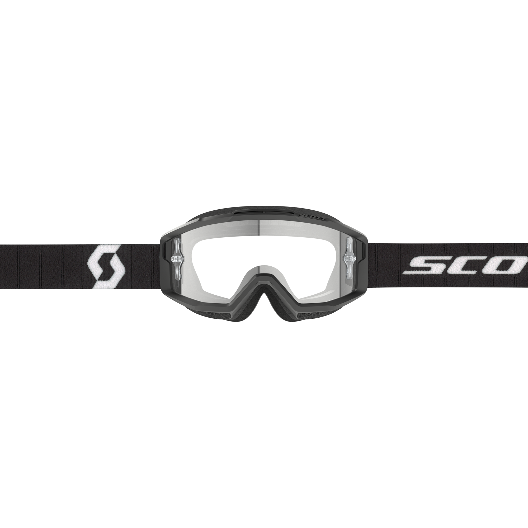 Scott Split OTG MX Goggles Black / White - FREE UK Shipping, FREE 365 Day Returns | Moto Central