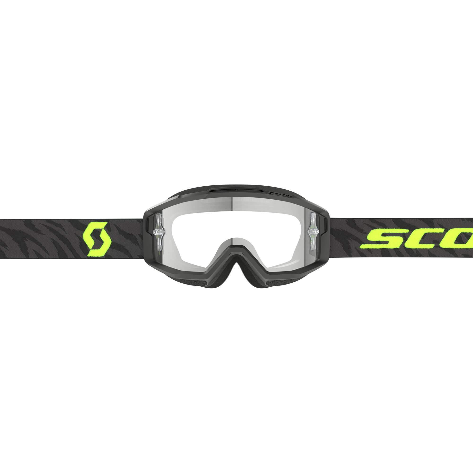 Scott Split OTG MX Goggles Zebra Black / Green - FREE UK Shipping, FREE 365 Day Returns | Moto Central