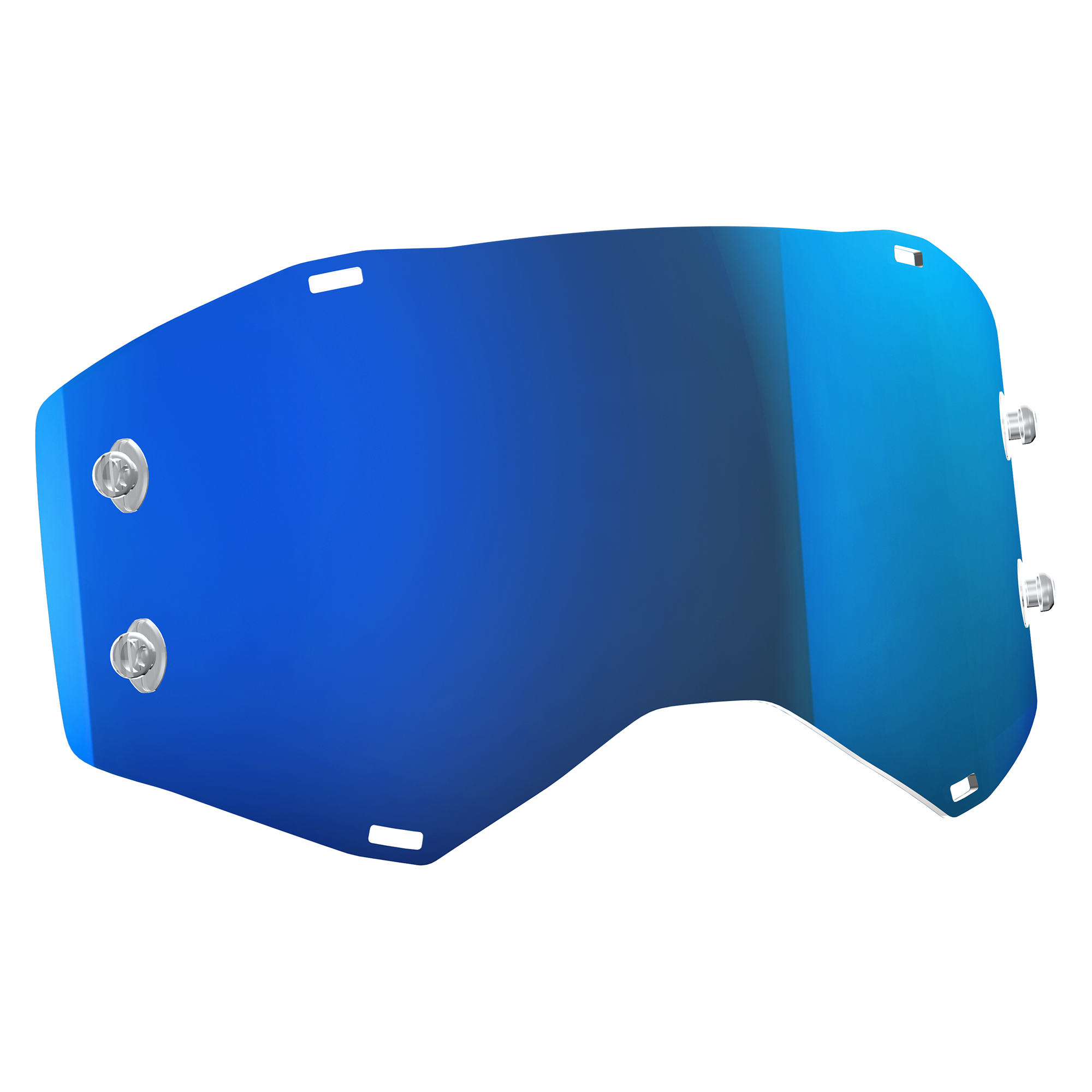Scott Prospect / Fury Single Works Lens Blue - FREE UK Shipping, FREE 365 Day Returns | Moto Central