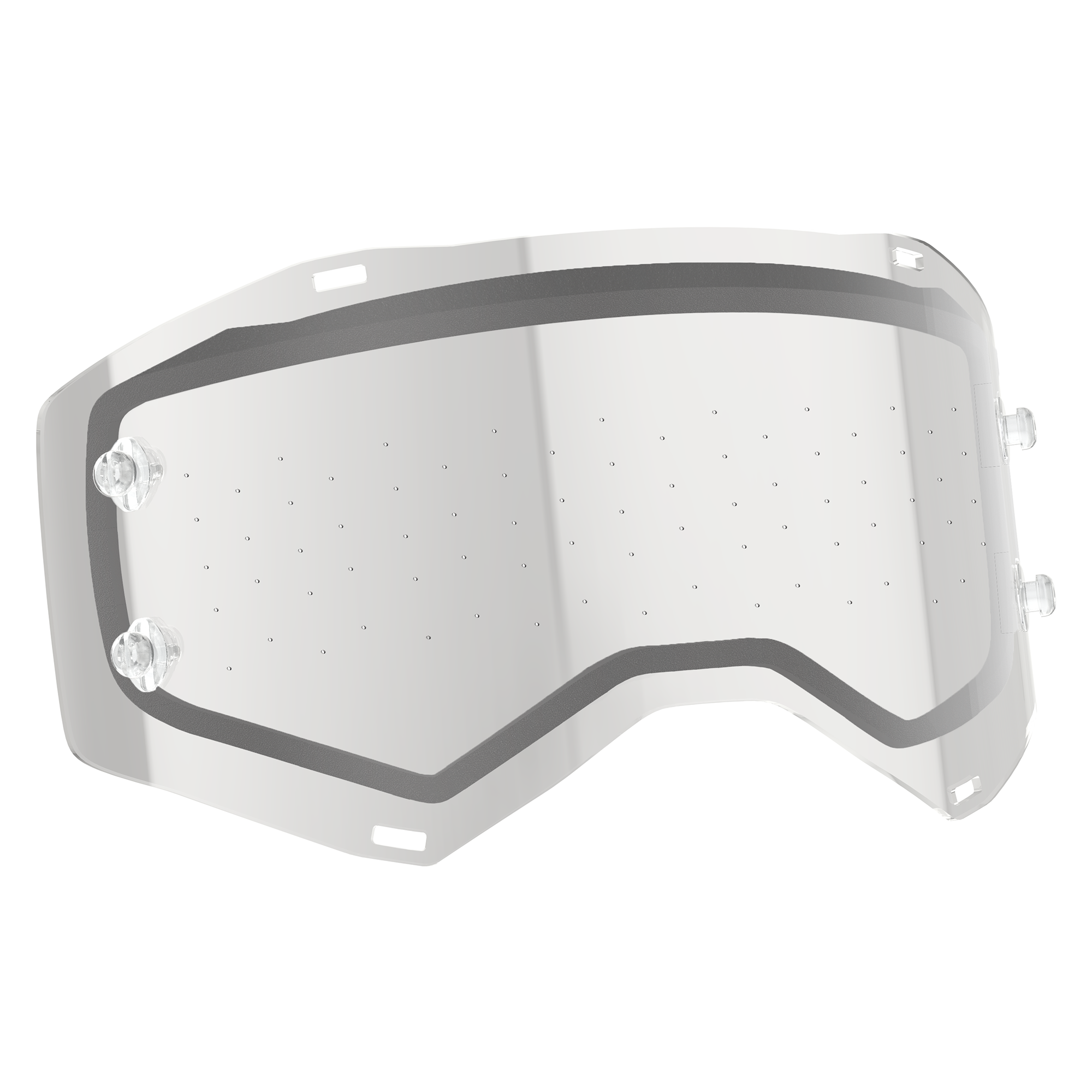 Scott Prospect / Fury Anti-Stick Double Works 1mm Lens Clear - FREE UK Shipping, FREE 365 Day Returns | Moto Central