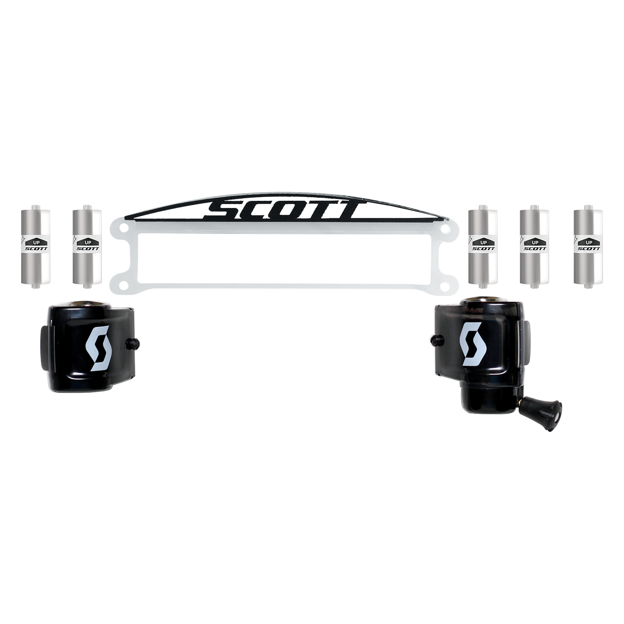 Scott WFS Roll Off Kit Hustle / Primal / Split OTG Black - FREE UK Shipping, FREE 365 Day Returns | Moto Central
