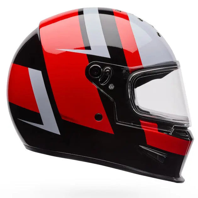 Bell Eliminator Sidetrack ECE 22.06 Gloss Red / Black FREE UK Delivery, FREE 365 Day Returns | Moto Central