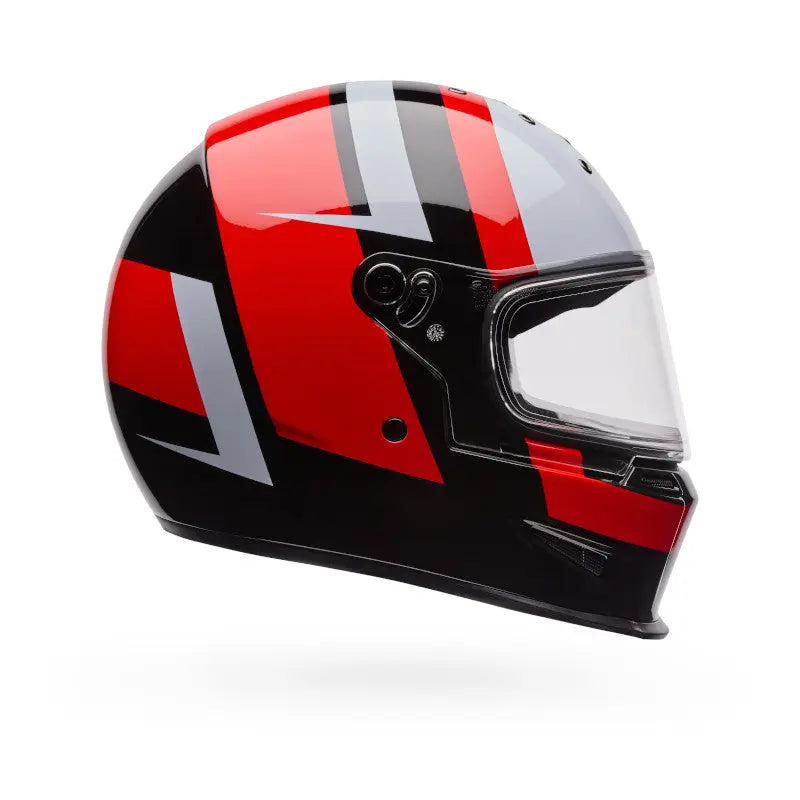 Bell Eliminator Sidetrack ECE 22.06 Gloss Red / Black FREE UK Delivery, FREE 365 Day Returns | Moto Central