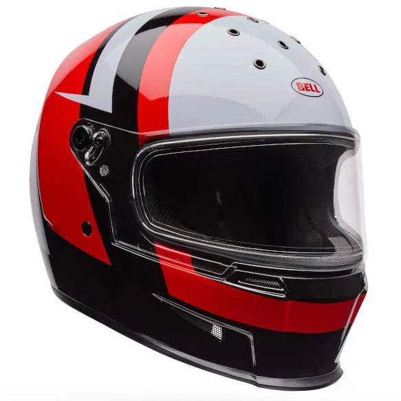 Bell Eliminator Sidetrack ECE 22.06 Gloss Red / Black FREE UK Delivery, FREE 365 Day Returns | Moto Central