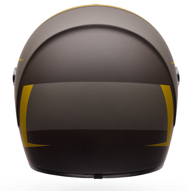 Bell Eliminator Sidetrack ECE 22.06 Matt Mocha motorcycle helmet, rear view