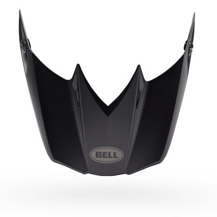Bell Adult MX-10 Mips 39534 Solid Flying Bridge Peak Matt Black S-XXL - front view
