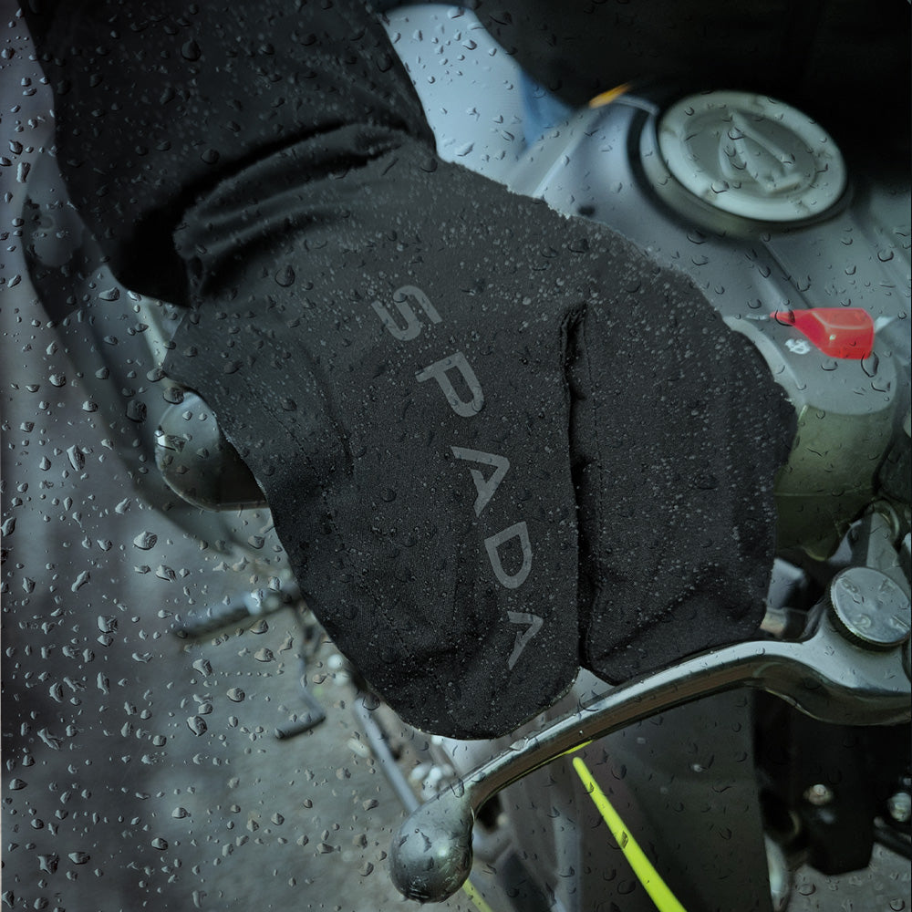 Spada Acqua Shield Waterproof Textile Mitts Black FREE UK Delivery, FREE 365 Day Returns | Moto Central