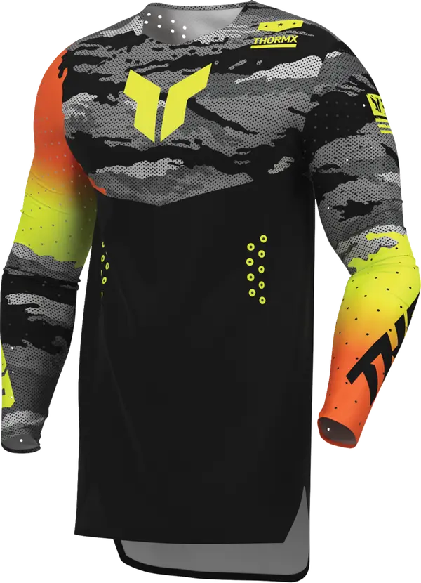 Thor Sportmode Recon LE Jersey Black / Acid / Grey - FREE UK Shipping, FREE 365 Day Returns | Moto Central