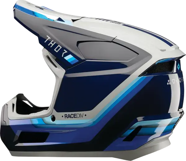 Thor Fleet Youth Defy Blue / Grey - FREE UK Shipping, FREE 365 Day Returns | Moto Central