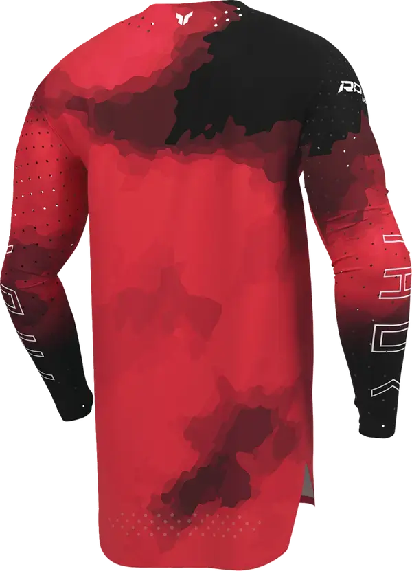 Thor Sportmode Carbon Jersey Black / Red - FREE UK Shipping, FREE 365 Day Returns | Moto Central