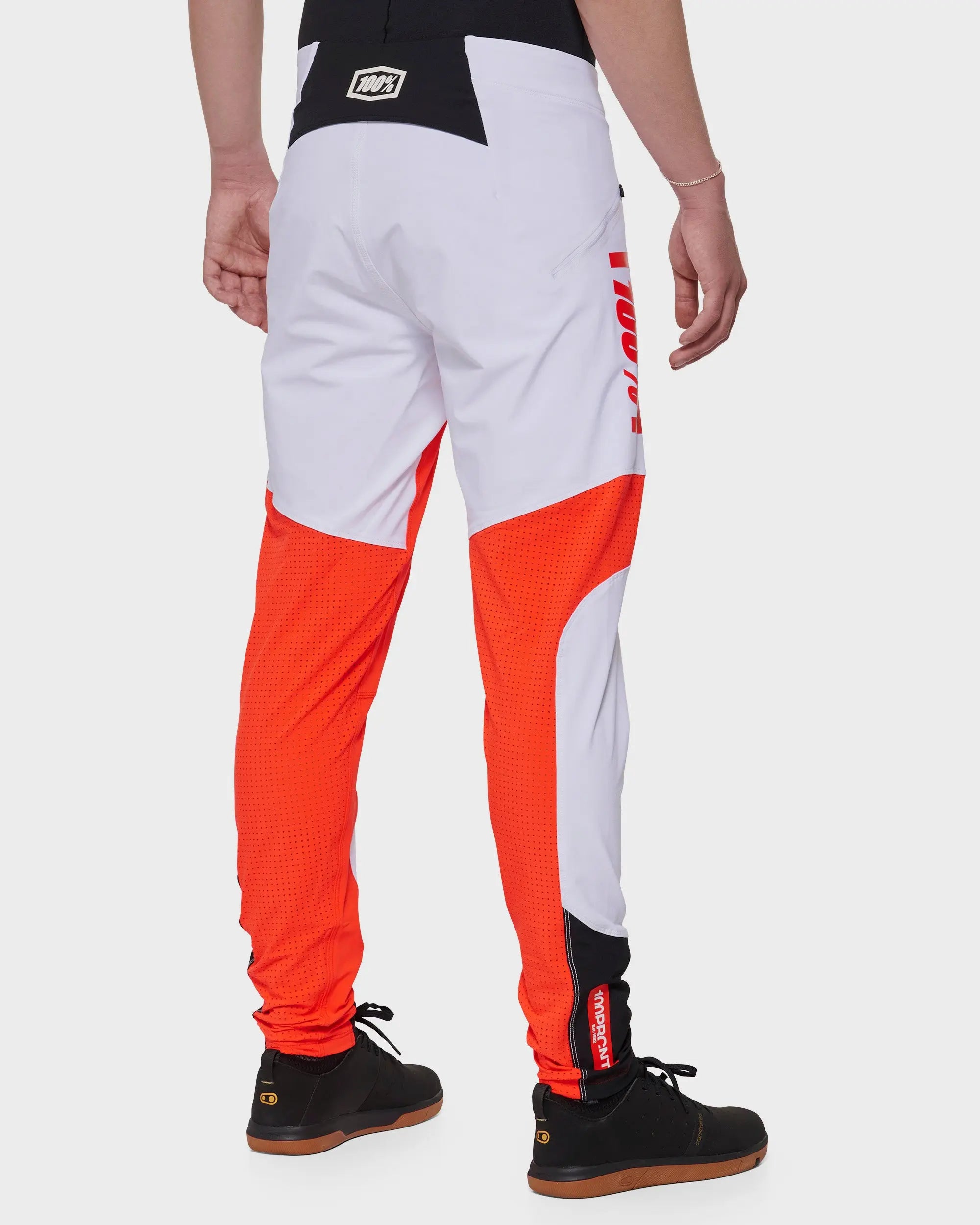 100% R-Core X Trouser White / Red - FREE UK Shipping, FREE 365 Day Returns | Moto Central