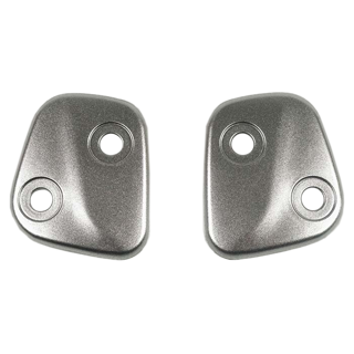 Arai TX3 / TX4 Helmet TX Peak Plate Aluminium Silver - FREE UK Shipping, FREE 365 Day Returns | Moto Central