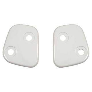 Arai TX3 / TX4 Helmet TX Peak Plate Metallic White - FREE UK Shipping, FREE 365 Day Returns | Moto Central