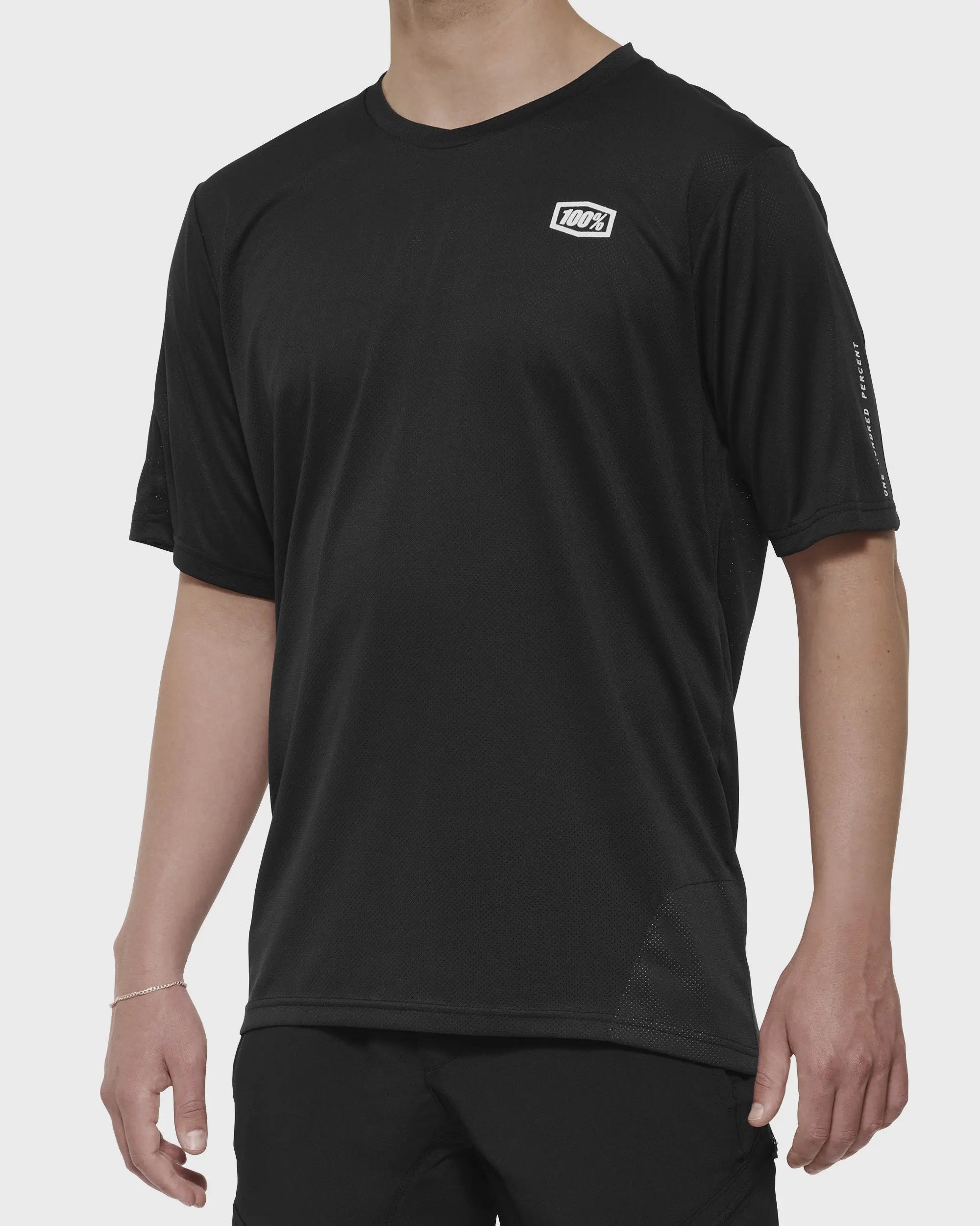 100% Ridecamp Short Sleeves Jersey Black - FREE UK Shipping, FREE 365 Day Returns | Moto Central