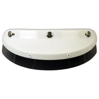 Arai GP-Jet Visor Peak White - FREE UK Shipping, FREE 365 Day Returns | Moto Central