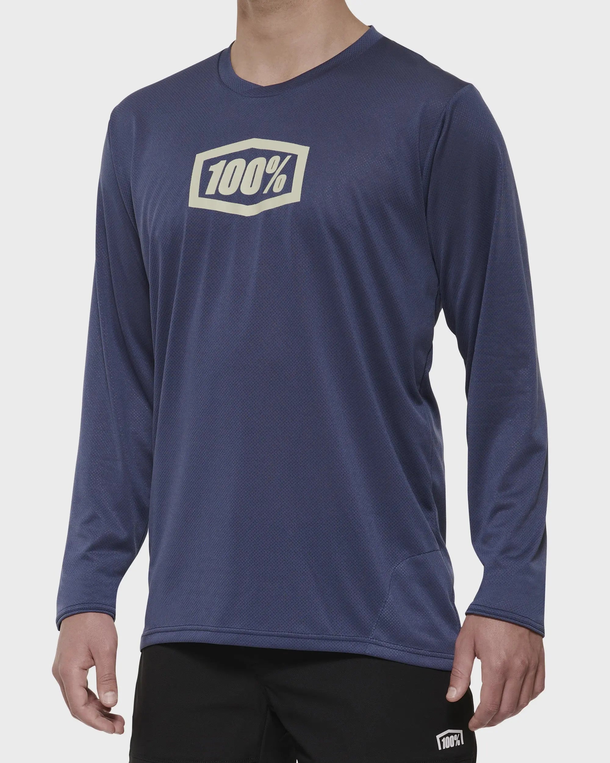100% Ridecamp Long Sleeves Jersey Indigo - FREE UK Shipping, FREE 365 Day Returns | Moto Central