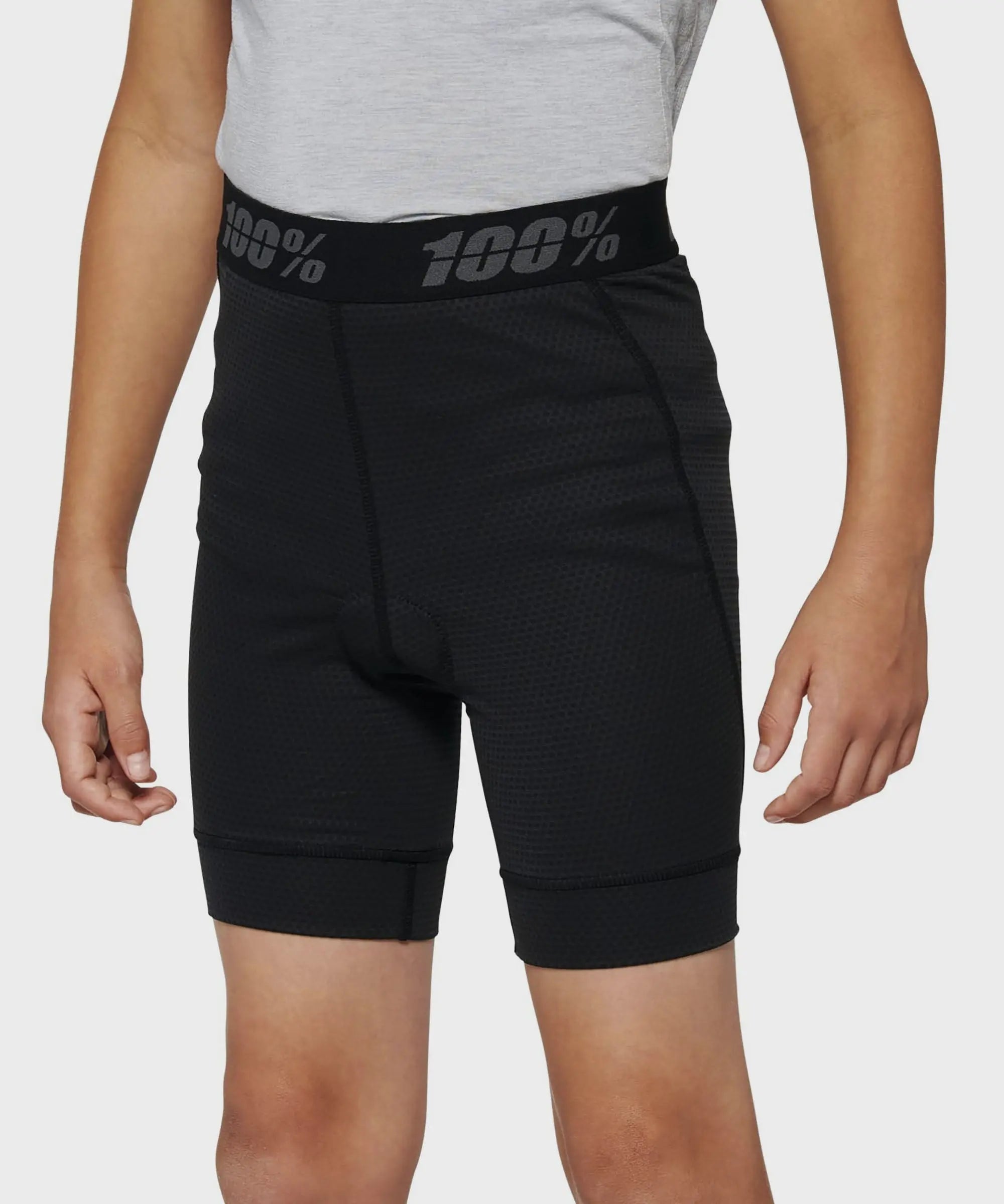 100% Ridecamp Youth Shorts With Liner Black - FREE UK Shipping, FREE 365 Day Returns | Moto Central