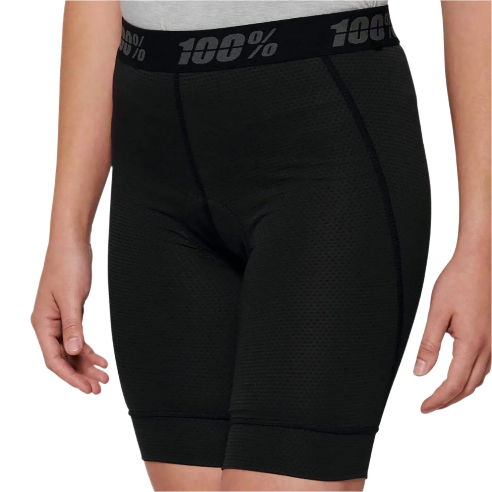 100% Ridecamp Ladies Cycle Shorts With Liner Black