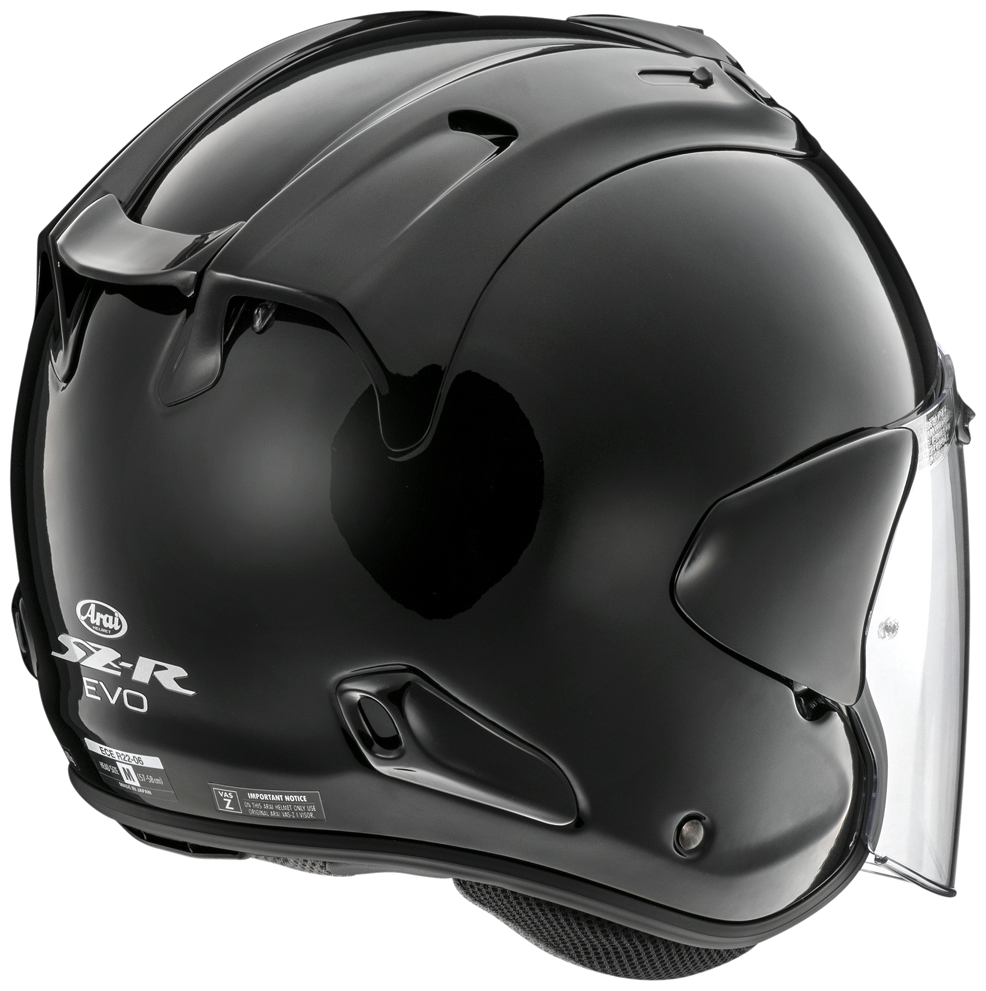 Arai SZ-R Evo Solid Diamond Black - FREE UK Shipping, FREE 365 Day Returns | Moto Central
