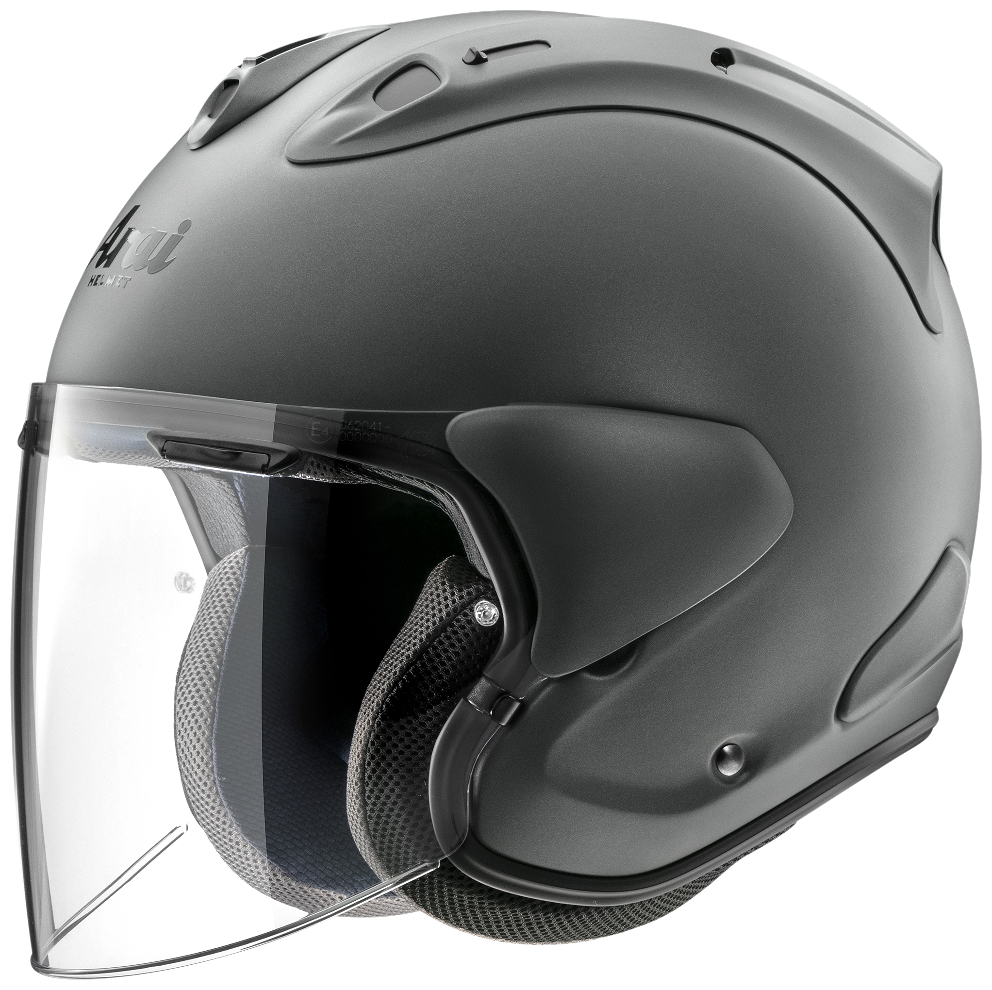 Arai SZ-R Evo Solid Frost Gun Metallic Grey - FREE UK Shipping, FREE 365 Day Returns | Moto Central
