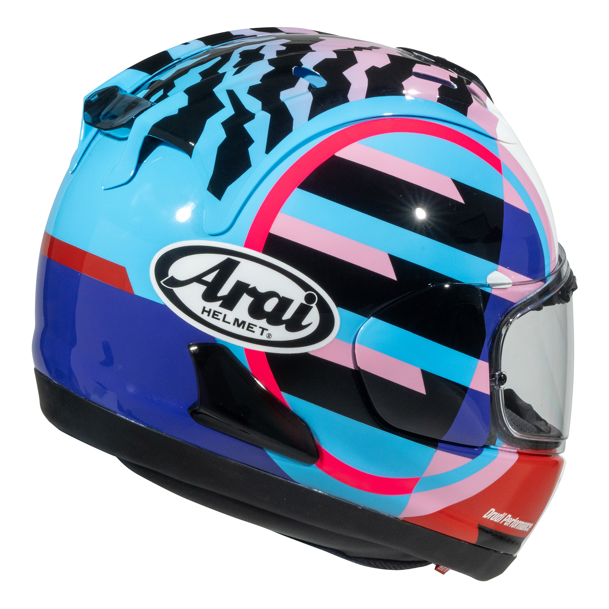 Arai RX-7V Evo Spectre Cyan - FREE UK Shipping, FREE 365 Day Returns | Moto Central