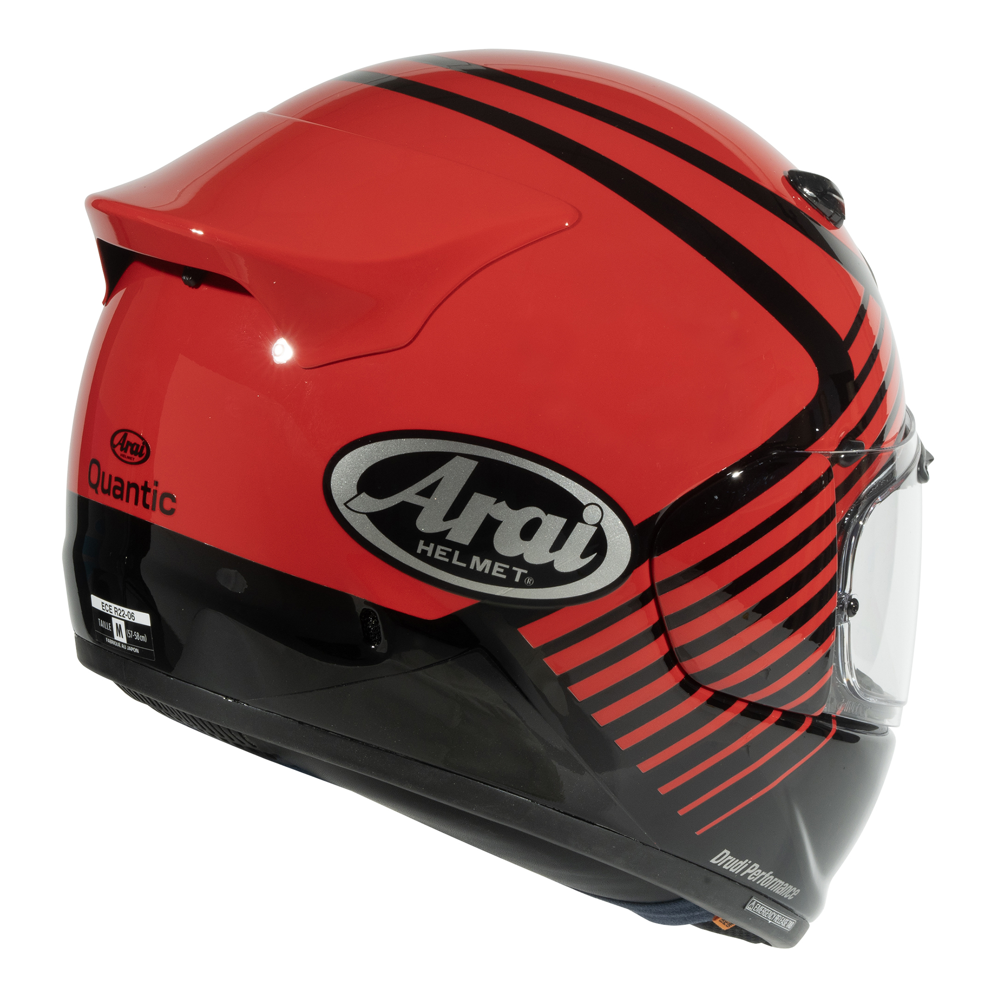 Arai Quantic Flight Red - FREE UK Shipping, FREE 365 Day Returns | Moto Central