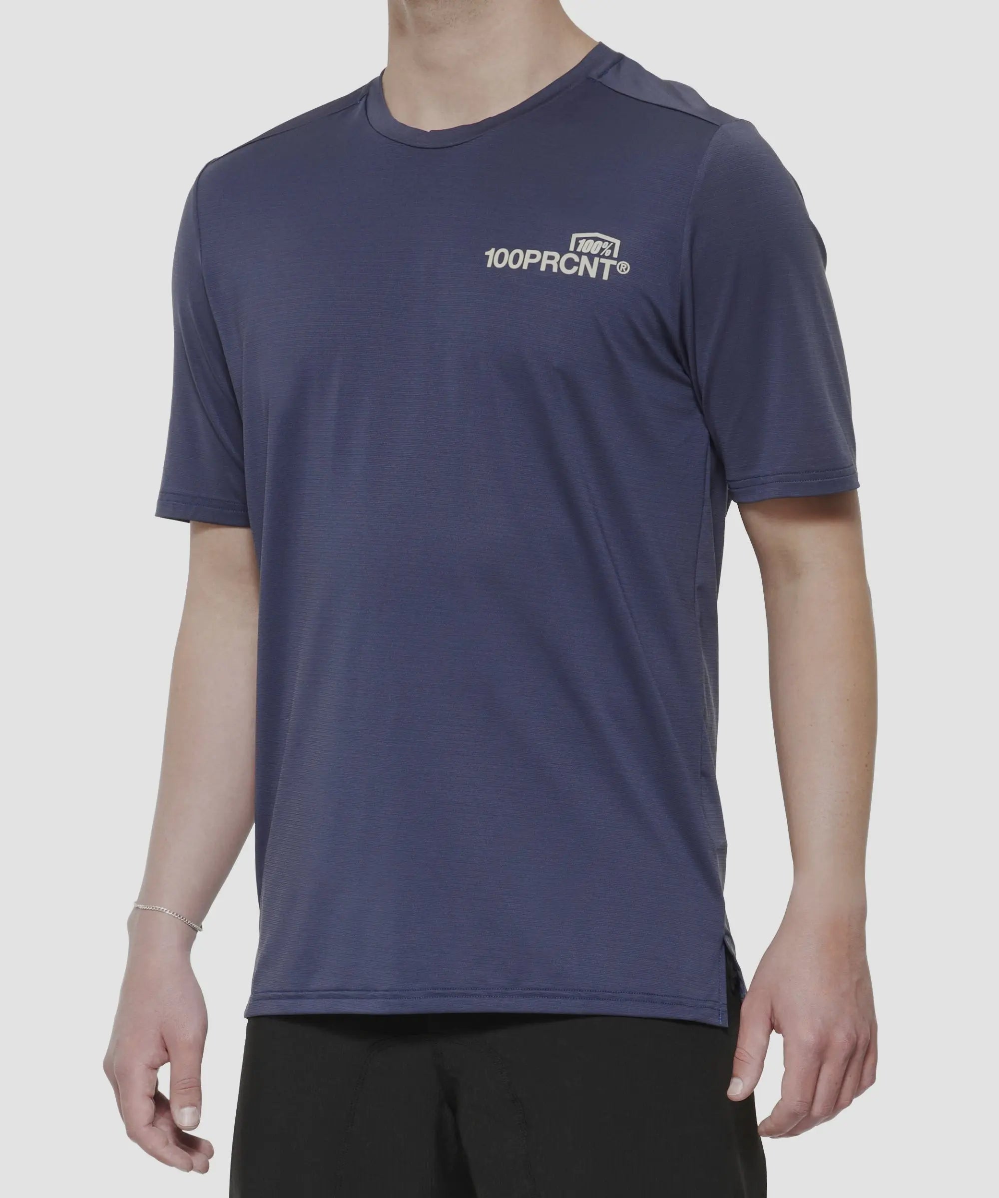 100% Airmatic Short Sleeves Jersey Indigo - FREE UK Shipping, FREE 365 Day Returns | Moto Central