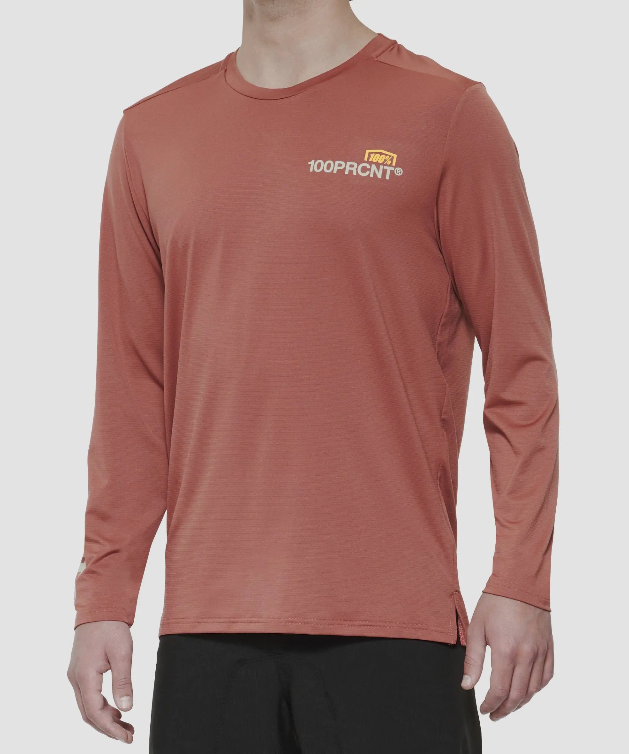 100% Airmatic Long Sleeves Jersey Cardinal - FREE UK Shipping, FREE 365 Day Returns | Moto Central