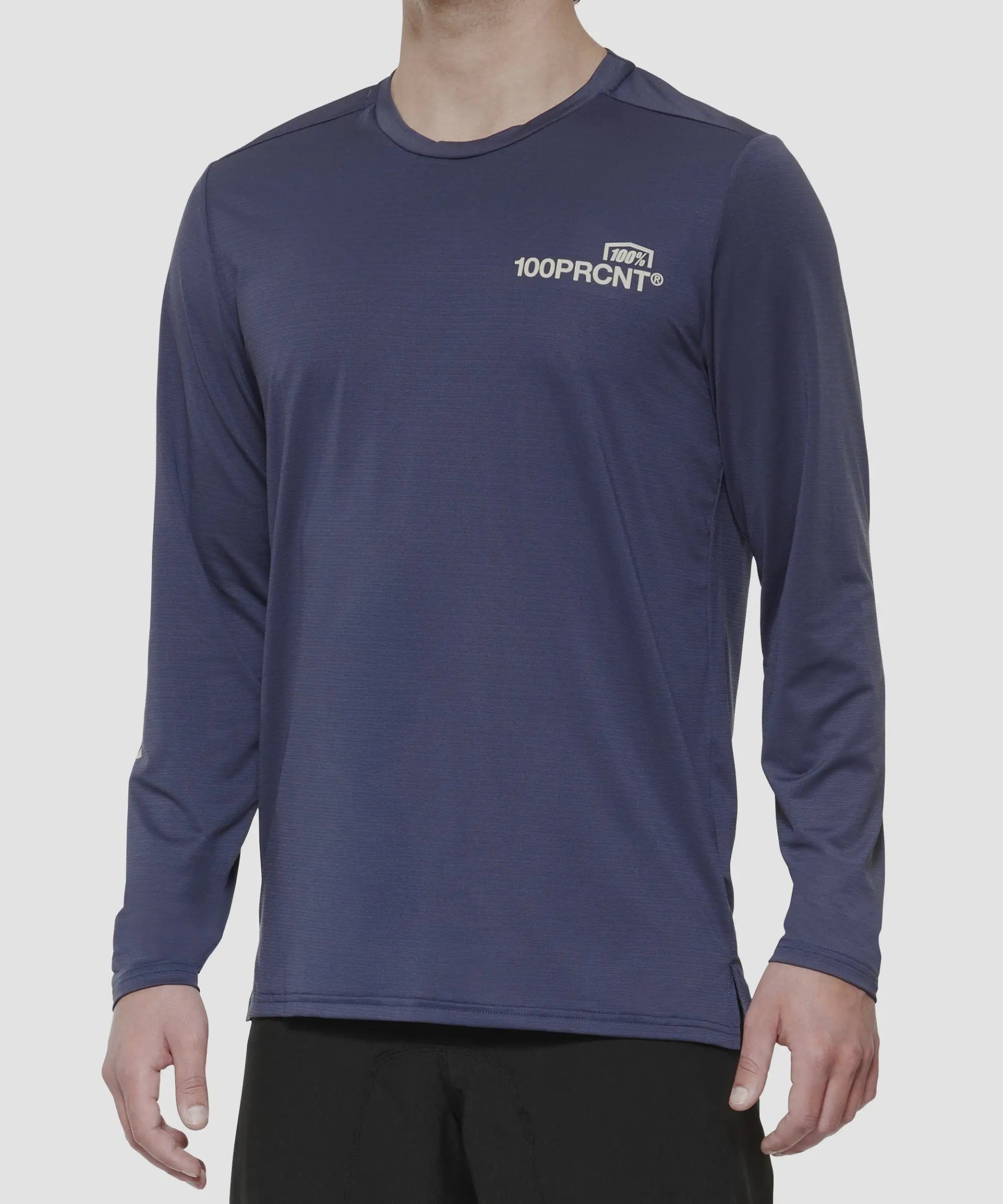 100% Airmatic Long Sleeves Jersey Indigo - FREE UK Shipping, FREE 365 Day Returns | Moto Central