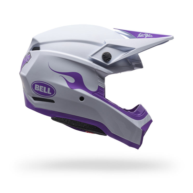 Bell Moto-10 MIPS Pur Da SE DOT / ECE Purple / White image 1