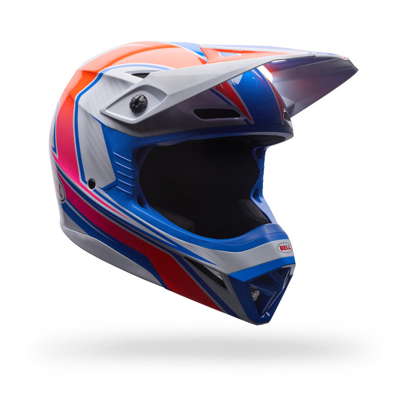 Bell MX-10 MIPS Speedway DOT / ECE White / Blue image 2