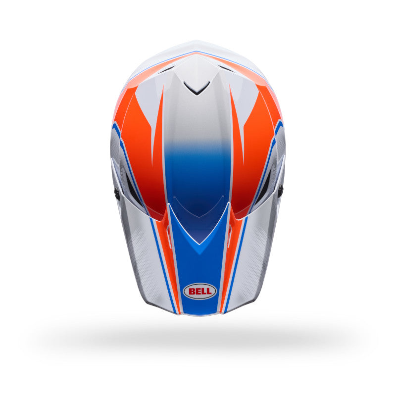 Bell MX-10 MIPS Speedway DOT / ECE White / Blue image 5