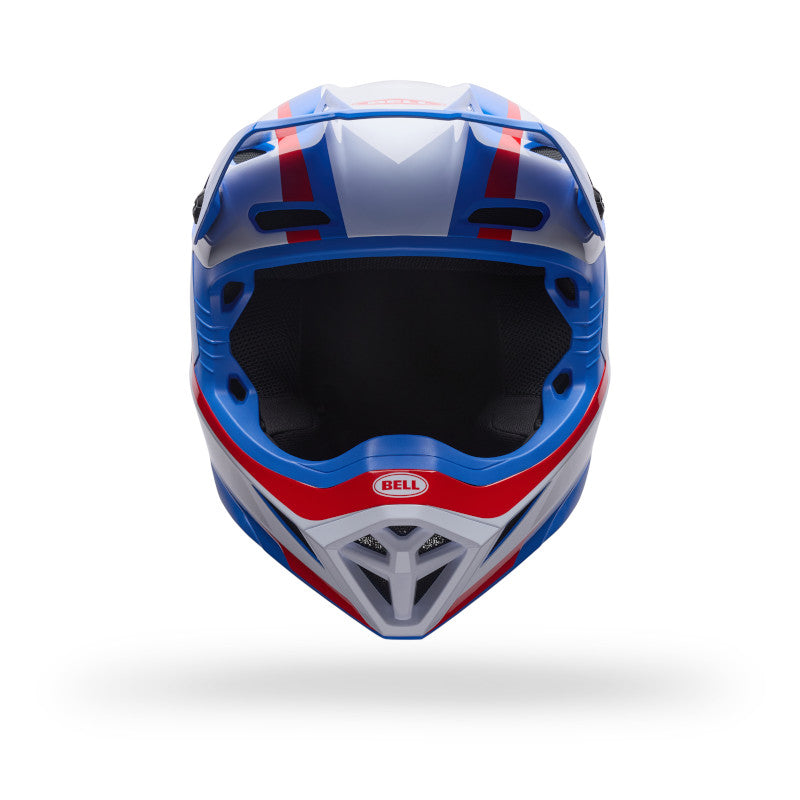 Bell MX-10 MIPS Youth Sprl DOT / ECE White / Red / Blue image 3