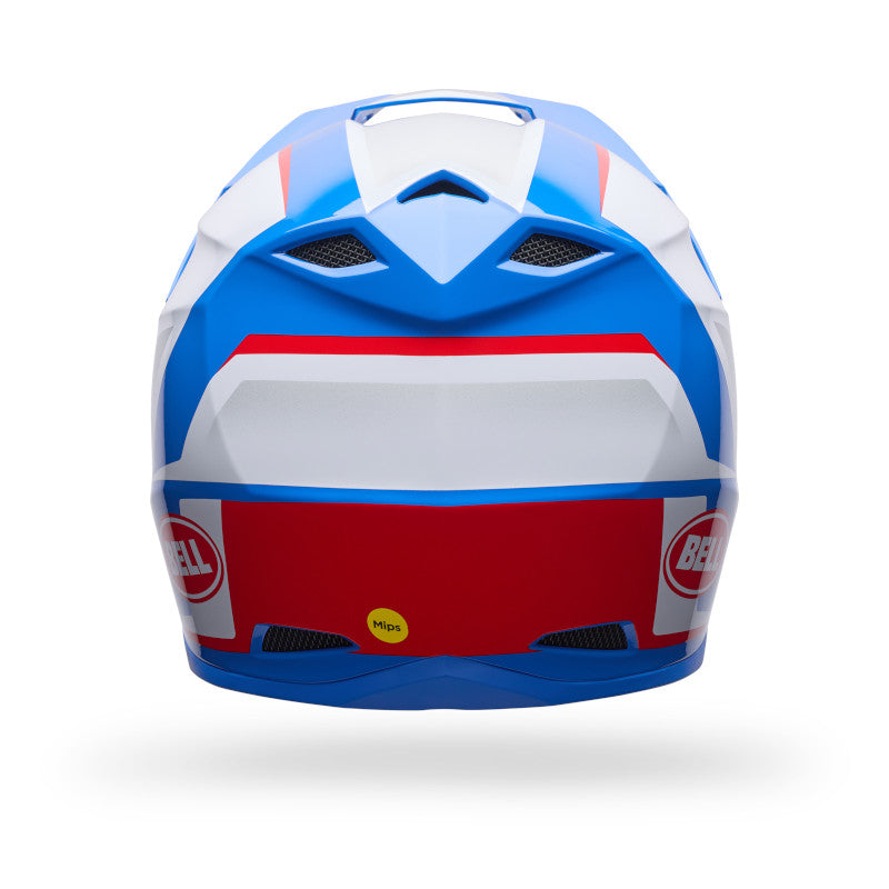 Bell MX-10 MIPS Youth Sprl DOT / ECE White / Red / Blue image 4