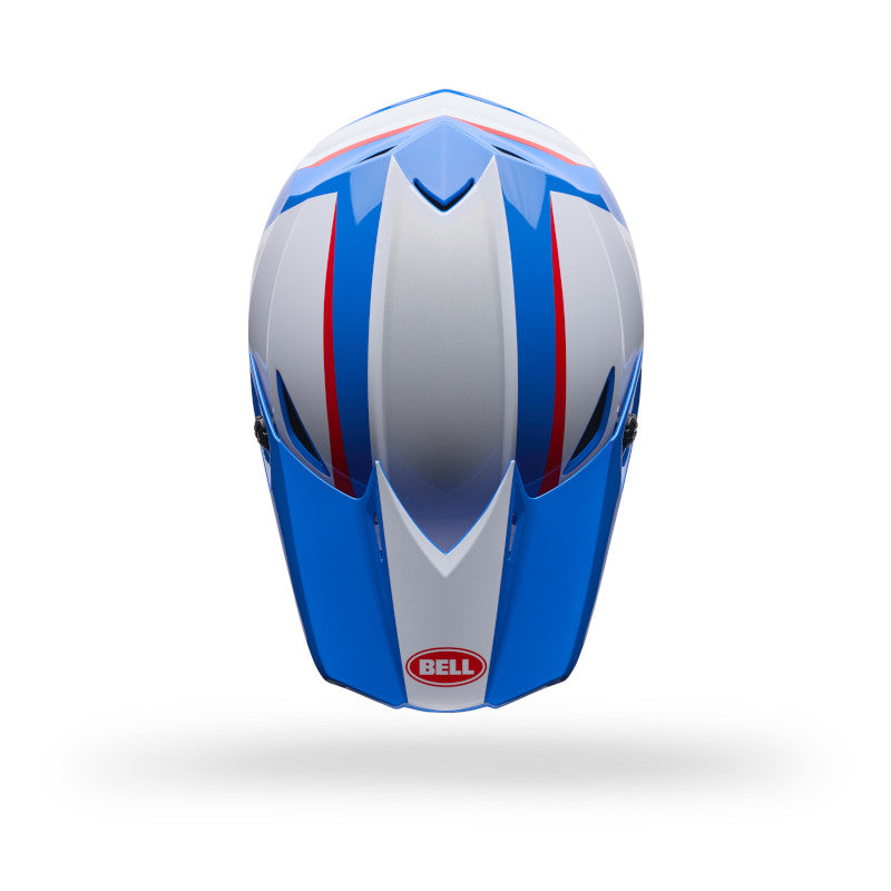 Bell MX-10 MIPS Youth Sprl DOT / ECE White / Red / Blue image 5